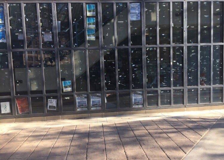 Vandals tear down hundreds of Rick Santorum event posters at GWU