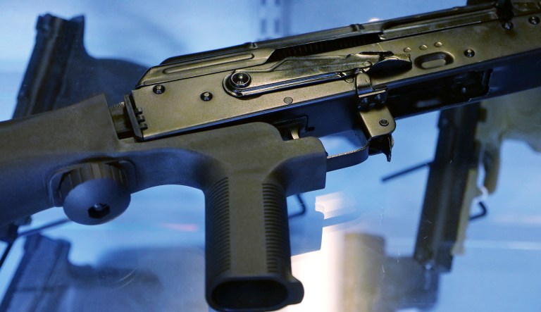 In this Oct. 4, 2017, photo, a device called a 