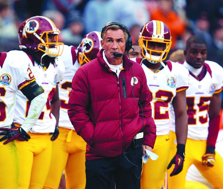 Matt Sullivan/Getty Images
Coach Mike Shanahan has the led the Redskins to five consecutive wins, including one on the road against the Browns on Sunday.