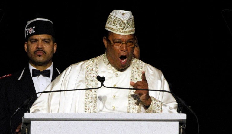 Louis Farrakhan is the leader of the controversial Nation of Islam, billed as an African American religious and political organization but criticized as an anti-Semitic and black supremacist group. (AP Photo/Nam Y. Huh)