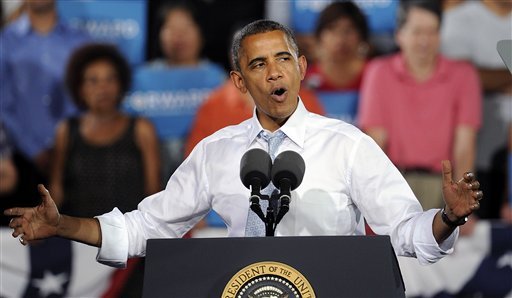 Obama to supporters: Romney is a better debater than I am