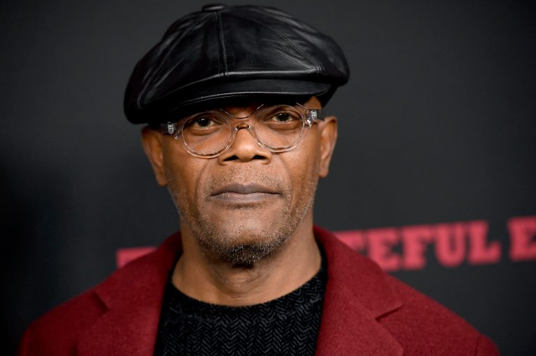 Quentin Tarantino, left, and Samuel L. Jackson attend a ceremony honoring Tarantino with a star on the Hollywood Walk of Fame. Jackson has expressed dismay that American Muslims have become victims to the stigma that all Muslims are terrorists. (Photo by Chris Pizzello/Invision/AP)