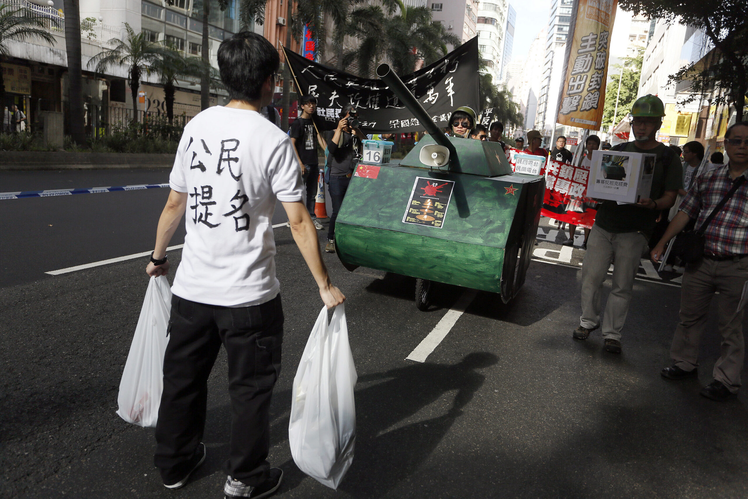 Hong Kong holds march to remember Tiananmen