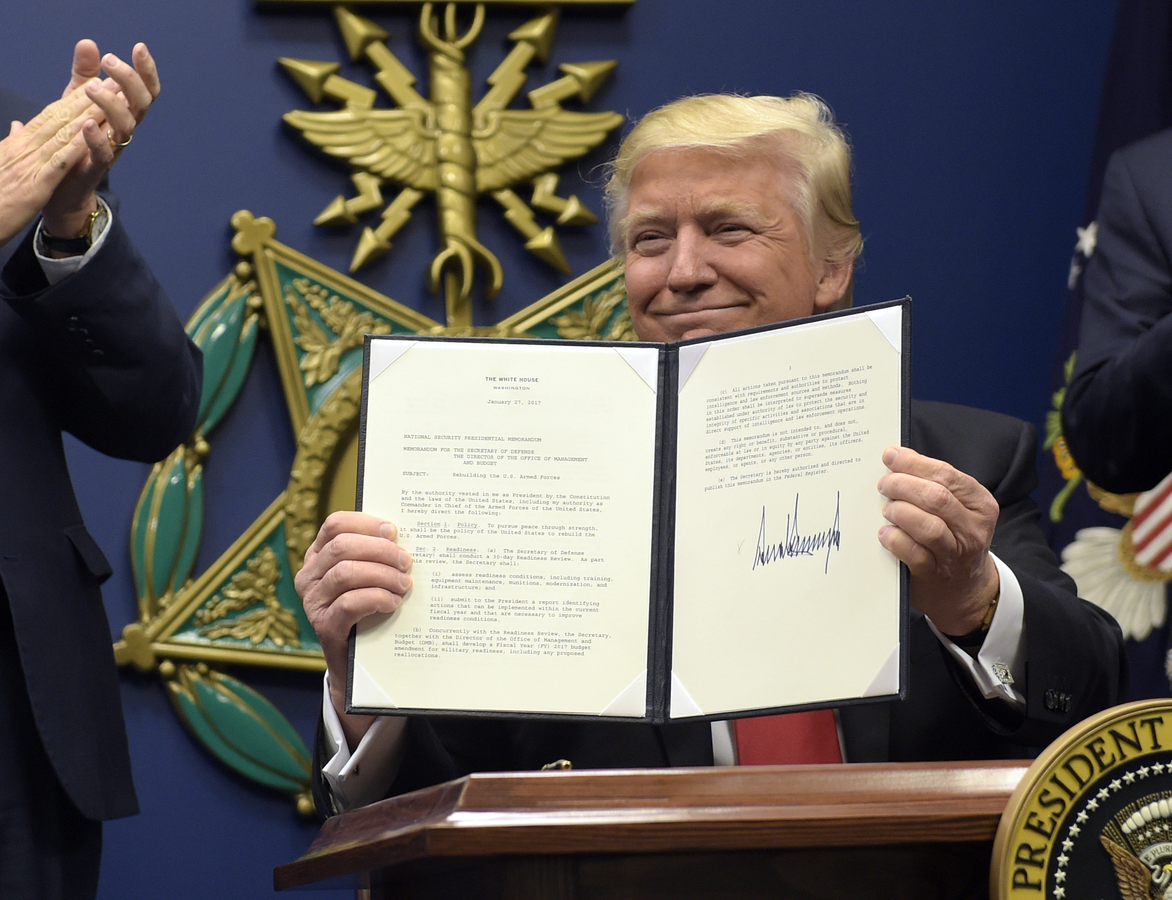 Trump report card: On a roll and breaking all the rules