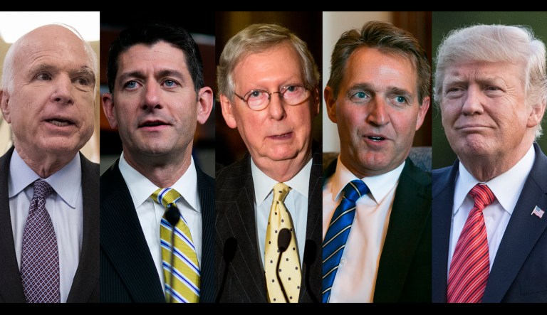 The only hope for improved relations between President Trump and the Republican Congress might be for Trump to stop criticizing members of his own party. In one week, Trump criticized Sen. John McCain, Rep. Paul Ryan, Sen. Mitch McConnell and Sen. Jeff Flake on Twitter and in his rally speech in Phoenix. (AP Photo/J. Scott Applewhite)