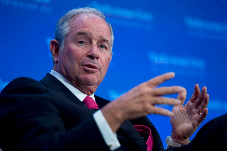 Clinton wrote to the aide that Steve Schwarzman, Blackstone's CEO, had 