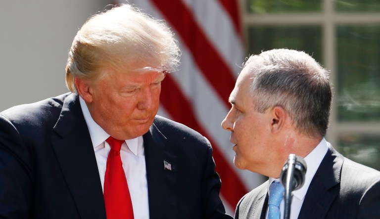 Newly released footage shows EPA Administrator Scott Pruitt in February 2016 saying he was 