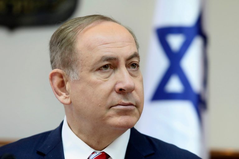 Israeli Prime Minister Benjamin Netanyahu stole a line from congressional Republicans' playbook. (AP Photo/Dan Balilty, Pool)