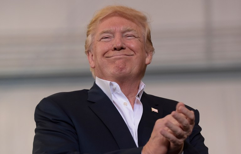 President Trump said Saturday that he has reduced the price of two new Air Force One planes by more than $1 billion after spending about an hour on negotiations. (AP Photo/Susan Walsh)