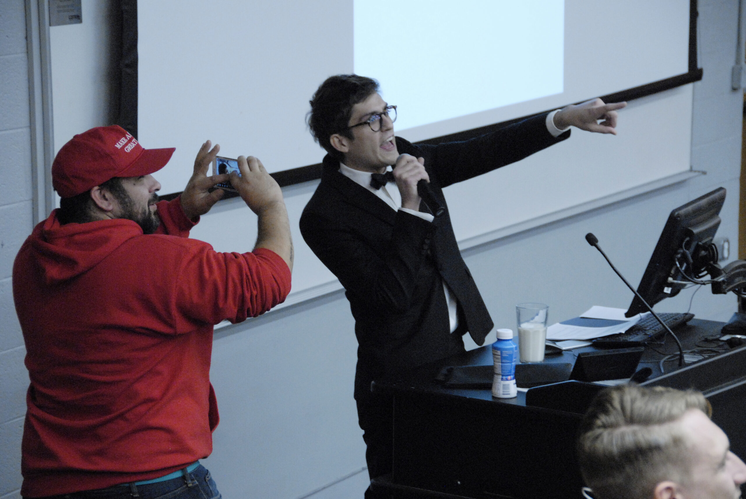 White House correspondent arrested at UConn speech after physical confrontation with protester