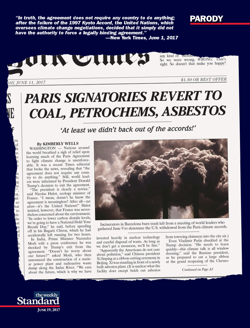Post-Paris Pollution