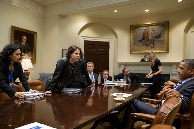 W.H. Releases Yet Another Photo to Combat Charge of Boys’ Club