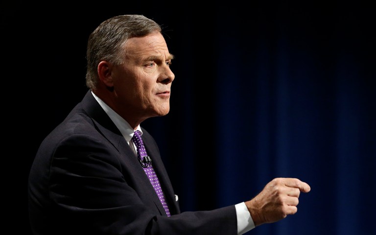 North Carolina Sen. Richard Burr apologized Monday for suggesting over the weekend that gun owners put a 