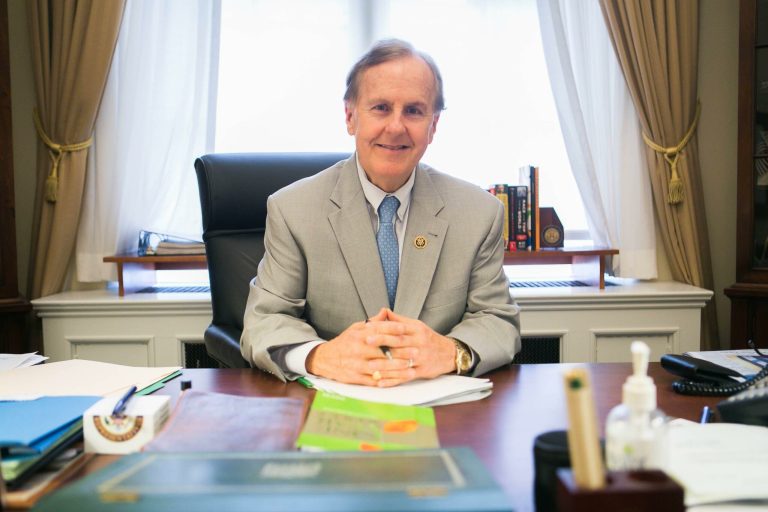 Rep. Robert Pittenger, R-N.C., is vice chairman of the House Financial Services Committee's Task Force on Terrorism Financing. (Graeme Jennings/Washington Examiner)