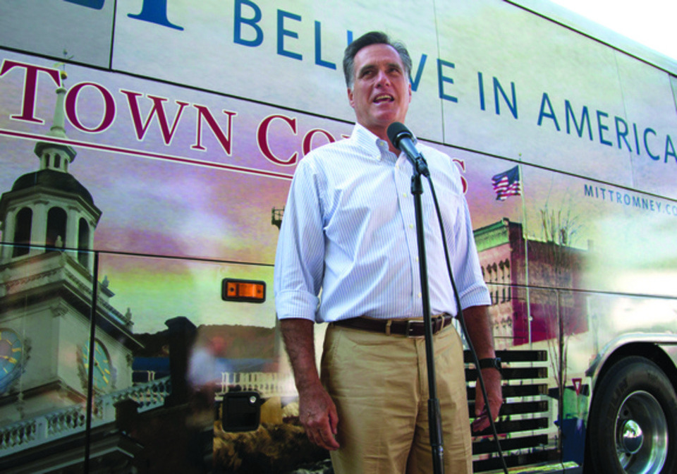 Romney stumbles when he strays from economy