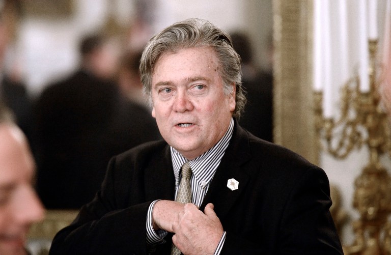 Steve Bannon is not just a presidential adviser, he is a street-smart politico who is the protector of the populist movement that elected a president. (Olivier Douliery/Bloomberg)