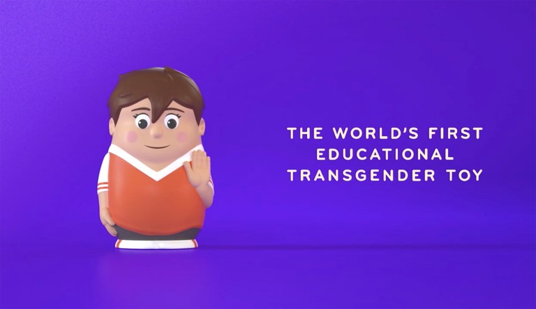 A Canadian toy company has created the first transgender toy — Sam, a nesting doll — to help 