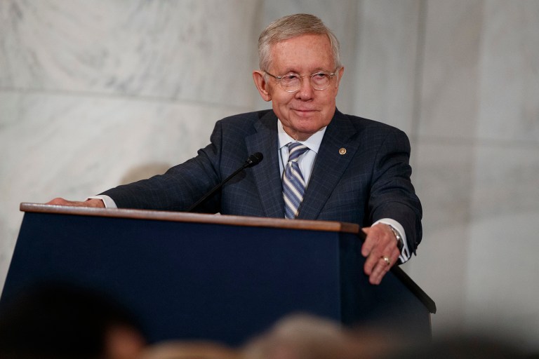 Sen. Harry Reid, D-Nev., said that the Democratic National Committee hasn't been any help to Democrats. (AP Photo/Evan Vucci)