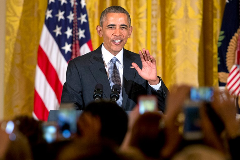 President Obama directed 13 federal agencies to work together on coordinating federal responses to drought. (AP Photo/Jacquelyn Martin)