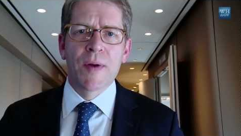 Jay Carney to reporters: Tonight we will “all snuggle on the plane”