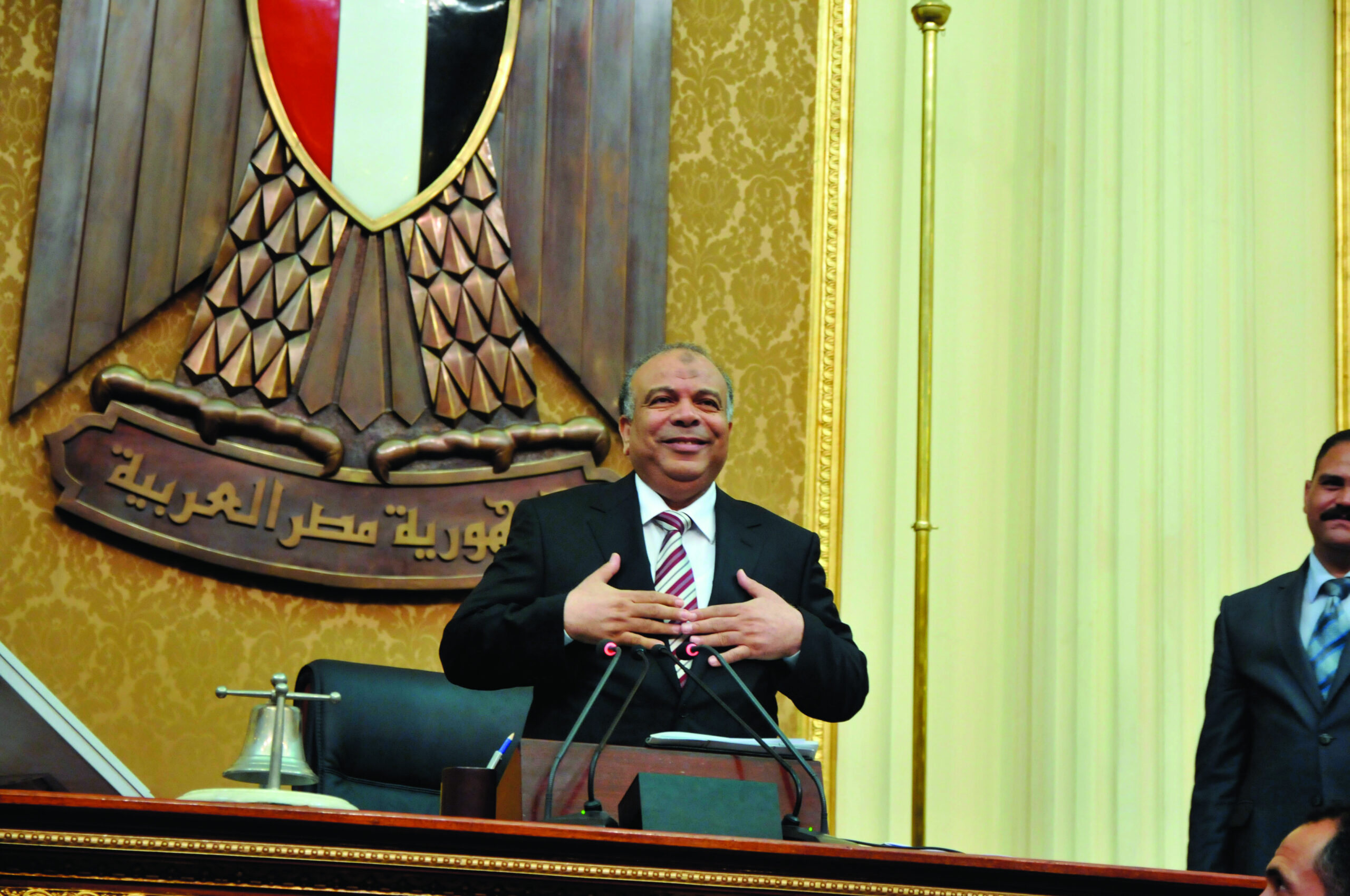 Egypt’s president flexes power, but cautiously