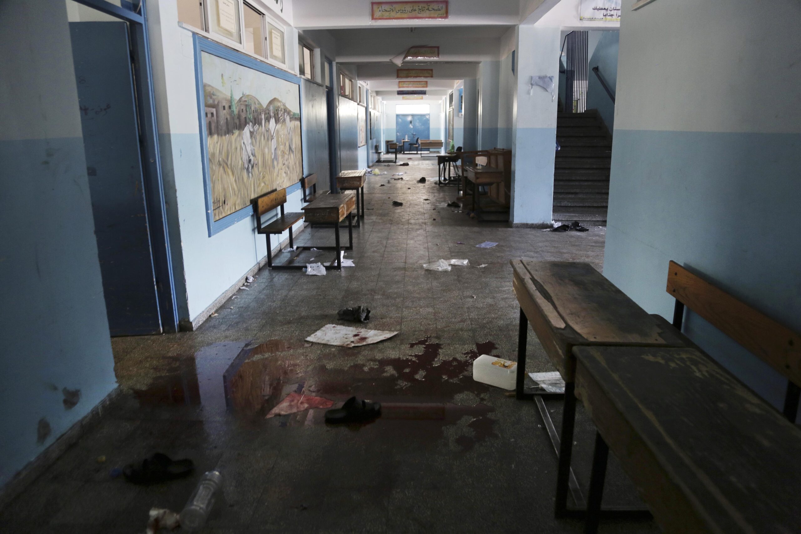 Israel acknowledges mortar shell hit UN school