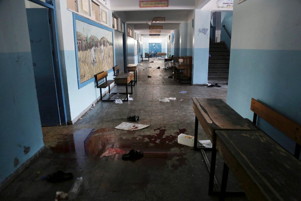 Israel acknowledges mortar shell hit UN school