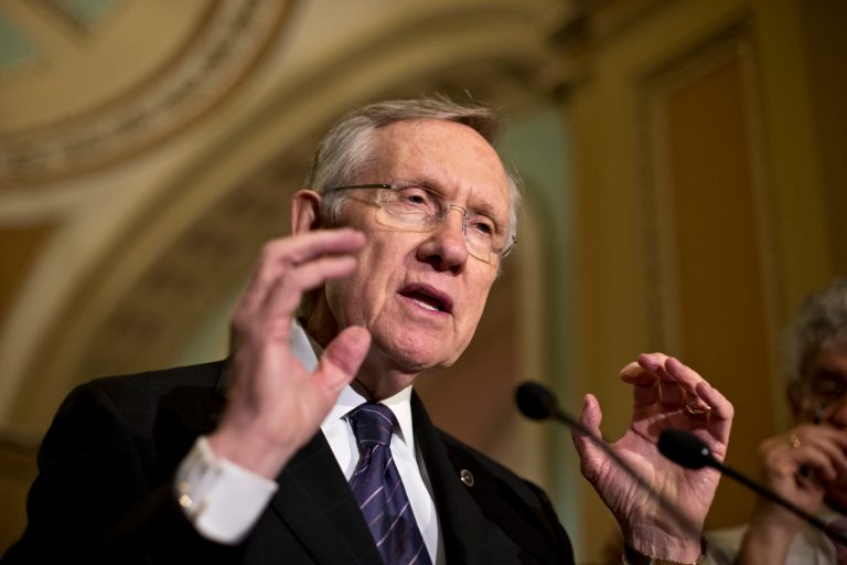  Senate Majority Leader Harry Reid, D-Nev., defended the health care bill's creation of a new long-term care program known as the CLASS Act. (AP/J. Scott Applewhite)