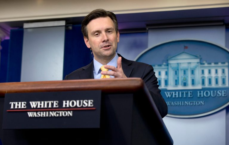Earnest said the GOP has blocked a nominee that could help impose tougher sanctions against Iran. (AP Photo/Carolyn Kaster)