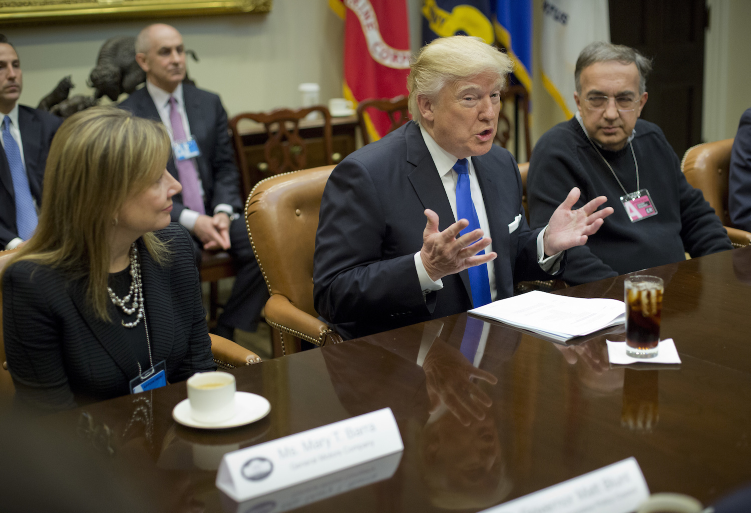 Auto CEOs ‘encouraged’ after meeting with Trump