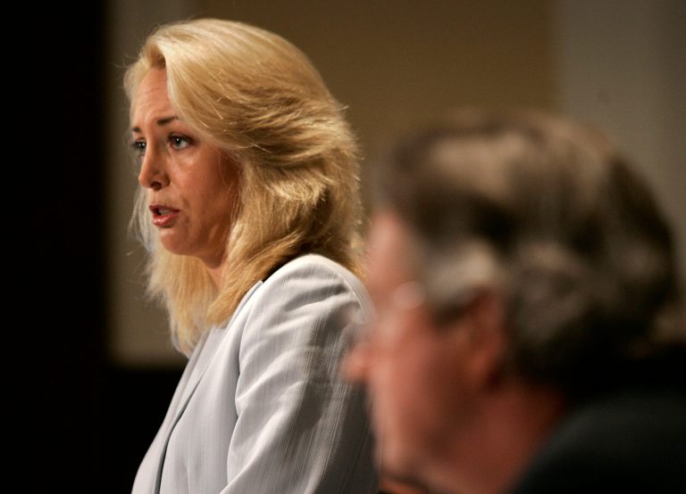 Former CIA officer Valerie Plame's identity was leaked by the George W. Bush administration as political revenge for an op-ed written by Plame's husband. (AP/Lawrence Jackson)