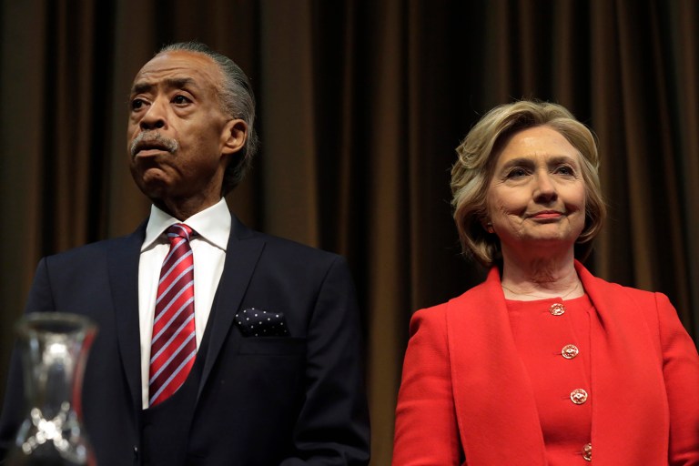 Rev. Al Sharpton suggested that Hillary Clinton will need to use Donald Trump's own tactics if she wants to defeat him in the general election. (AP Photo/Richard Drew)