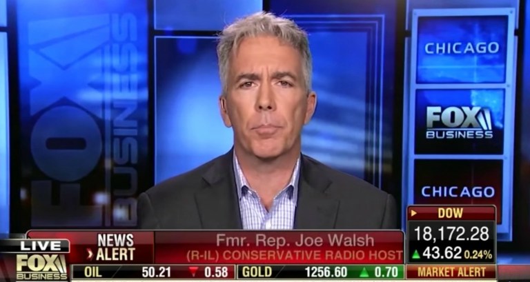 Former Republican Rep. Joe Walsh tweeted Wednesday that if Donald Trump loses the presidency, 