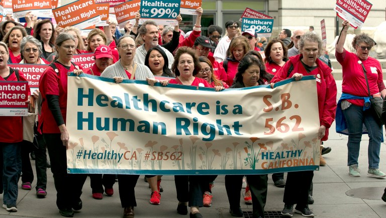 The CBO hasn't scored the latest version of the American Health Care Act. If the loss in coverage is still as large as the last version — up to 24 million by 2026 — it will only reinforce the Senate's determination to make significant changes to get better coverage numbers. (AP Photo/Rich Pedroncelli)