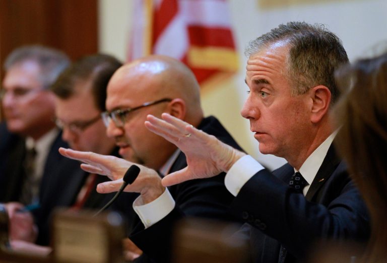 Clinton state Rep. Harold Naughton released a video making public his plans to run for attorney general. He also announced campaign stops in Springfield, Fall River, Attleboro and Clinton. (AP Image)