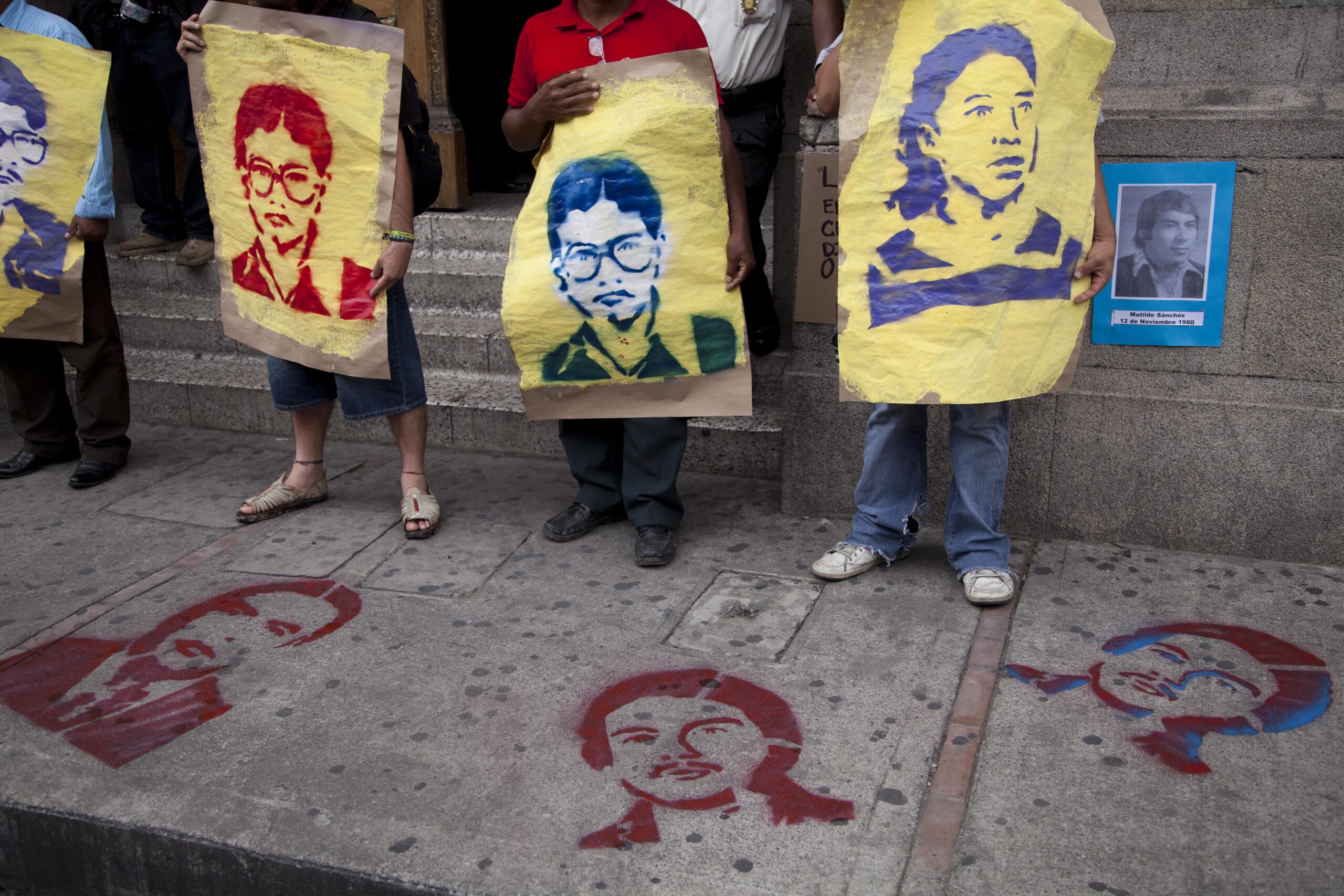 Dozens protest genocide denial in Guatemala