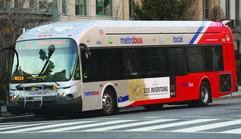 The archdiocese sued the Washington Area Metropolitan Transit Authority in November after it said it would not allow the Christmas-themed ads on the side of Metro buses. (Graeme Jennings/Examiner)