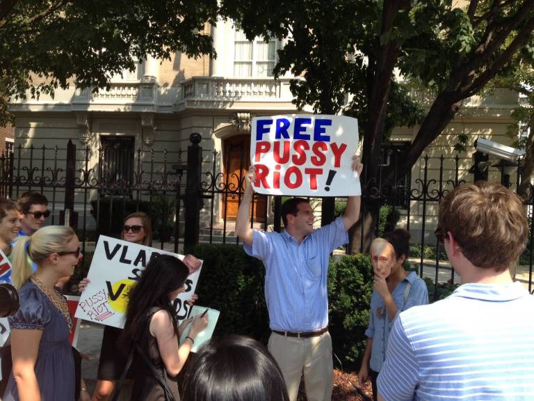 Free ‘Pussy Riot’ Protest in Washington