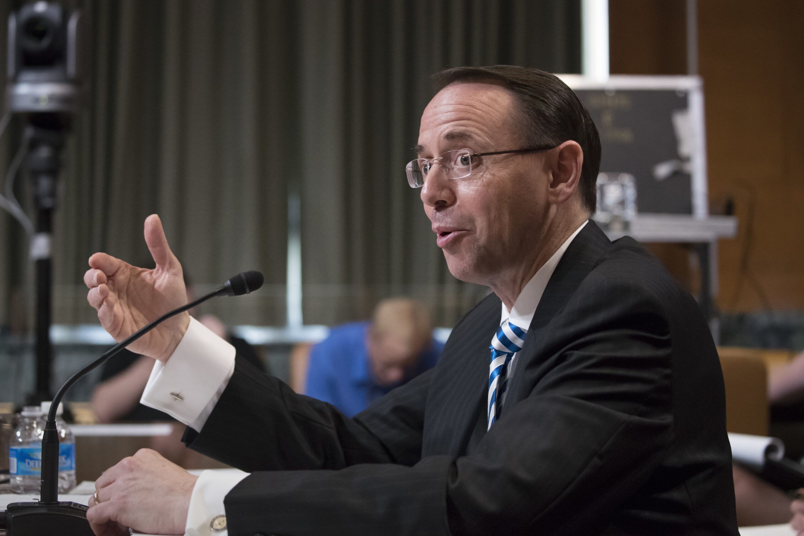 Original Trump draft letter to James Comey was given to Rod Rosenstein before he wrote his memo: Report