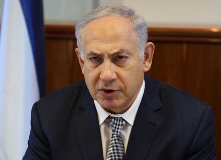 The report shows how OneVoice, a group that had received State Department funding in order to promote peace talks between Israel and the Palestinians, turned their attention to defeating Benjamin Netanyahu in a March 2015 election after the failure of the peace talks. (Gali Tibbon/Pool Photo via AP)