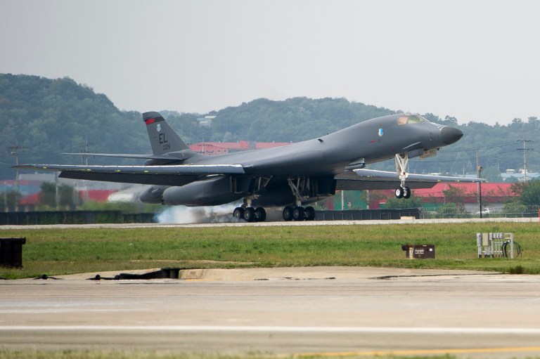 The United States flew two supersonic bombers over South Korea on Wednesday. (U.S. AIr Force)