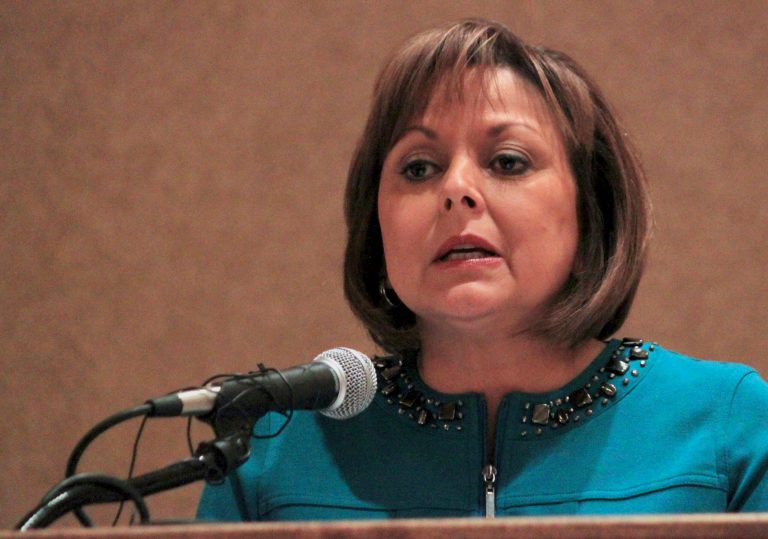 New Mexico Gov. Susana Martinez vetoed a judicial pension overhaul last year because she said it relied too much on increased taxpayer spending. (AP image)
