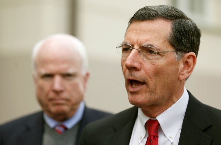 John McCain and John Barrasso said a review of the disaster found that the EPA failed to conduct —œimportant hydrostatic pressure testing—? before attempting to re-open an old mine. (AP Photo)