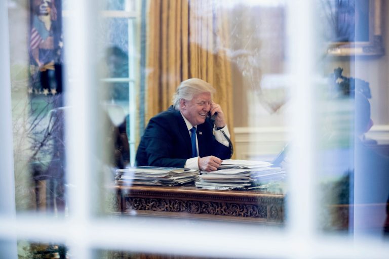 Vice President Pence on Thursday characterized President Trump's recent conversations with foreign leaders as 