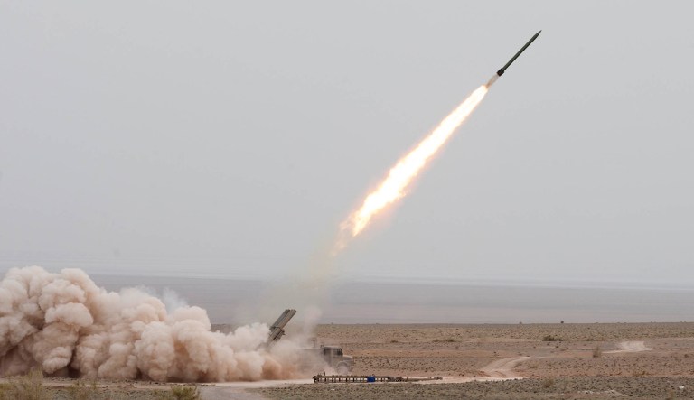 There was no immediate word on the effect of the strikes. (AP Photo/Hadi Yazdani)