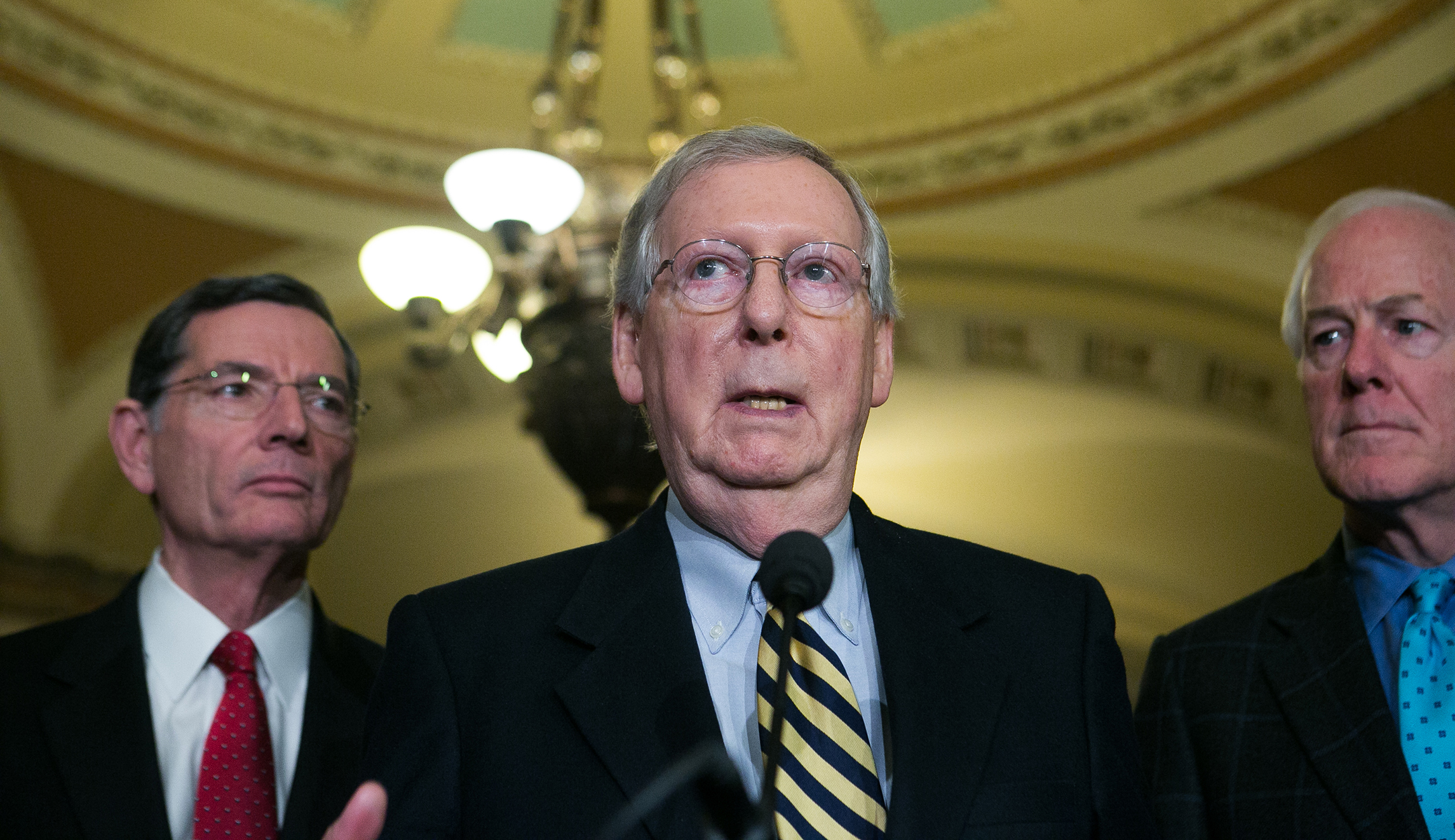 McConnell warns GOP senators not to join Democrats in opposition to spending bill