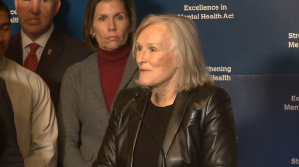 VIDEO: Glenn Close visits Capitol Hill to talk mental health
