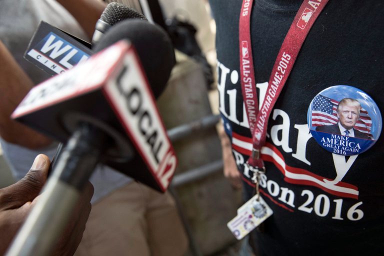 The national news media have moved onto the next stage of dealing with President-elect Trump's victory over Hillary Clinton, which is to find fear everywhere they look. (AP Photo/John Minchillo)