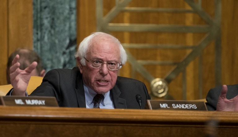 Sen. Bernie Sanders, I-Vt., said, 