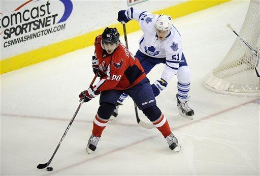 Caps F Marcus Johansson moves to top line